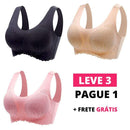 [COMPRE 1 LEVE 3] Sutiã Mega Confort 6D Zero Arames Bojo Removível [OFERTA RELÂMPAGO]