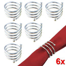 Anel de Guardanapo Delicado 6 Pcs