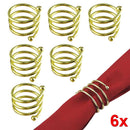 Anel de Guardanapo Delicado 6 Pcs
